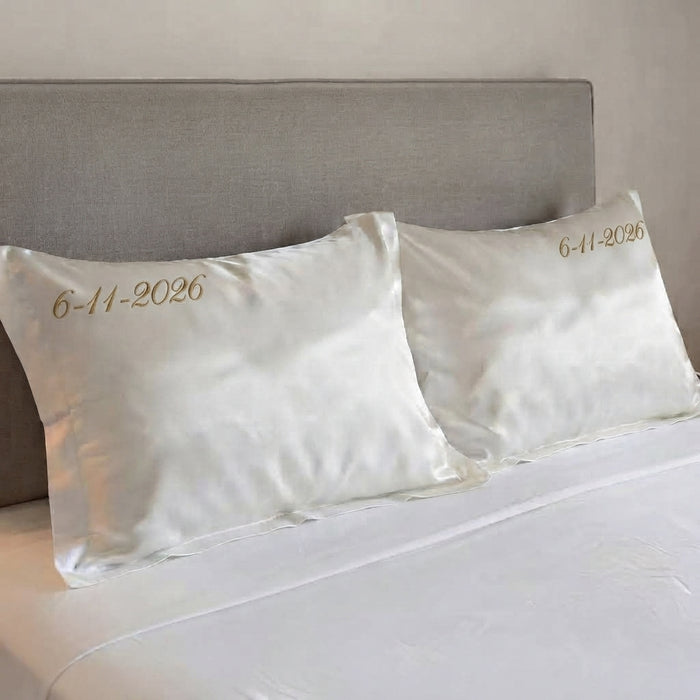 Personalised Satin Pillowcases for Brides | Wedding & Bridal Gift Set - Second Image