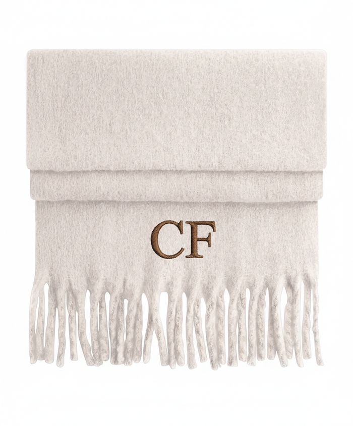 Personalised Chunky Knit Scarf - Second Image