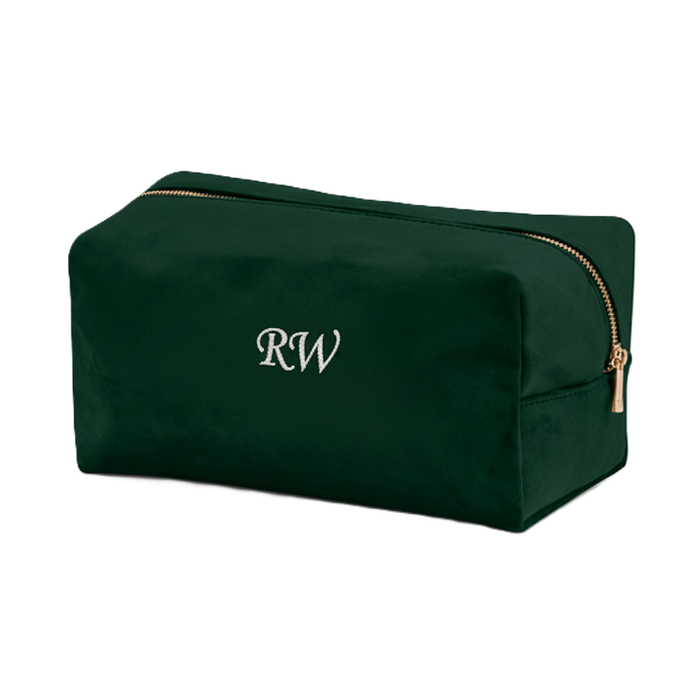 Personalised Velvet Cosmetic Bag - Medium
