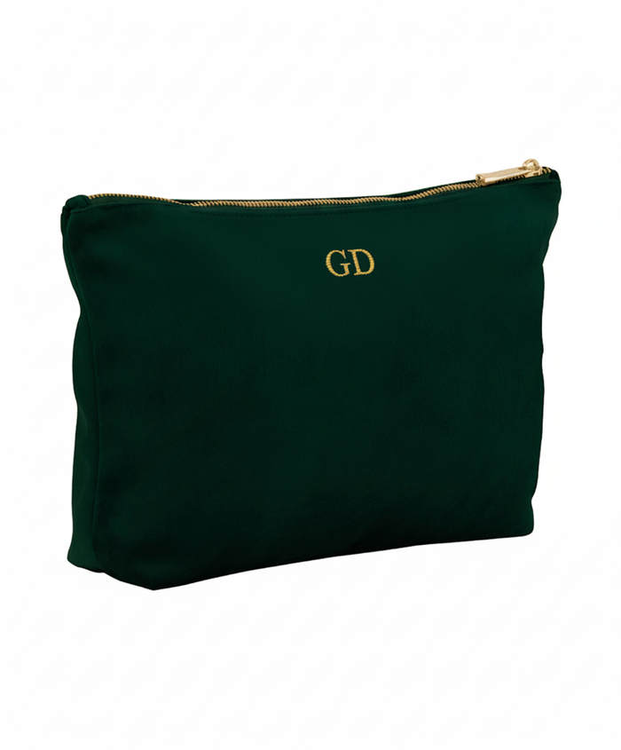 Personalised Velvet Washbag - Large - Second Image