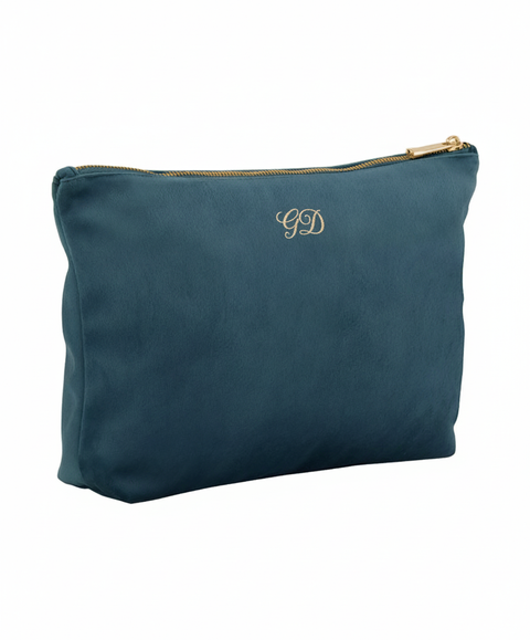 Personalised Velvet Washbag - Large