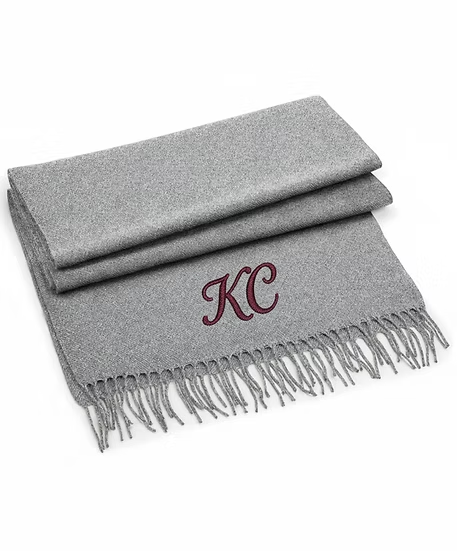 Personalised Cashmere Blend Scarf - Second Image