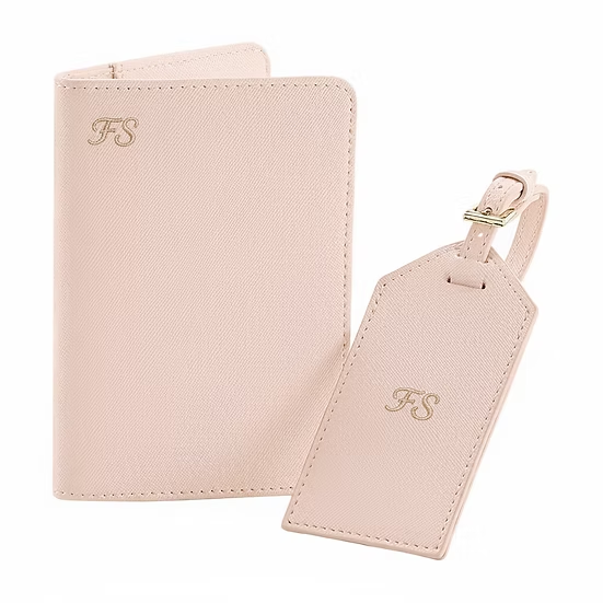 Personalised Passport Cover and Luggage Tag Set - Second Image
