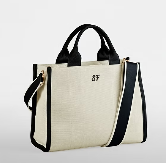 Personalised Twill Tote Crossbody Bag