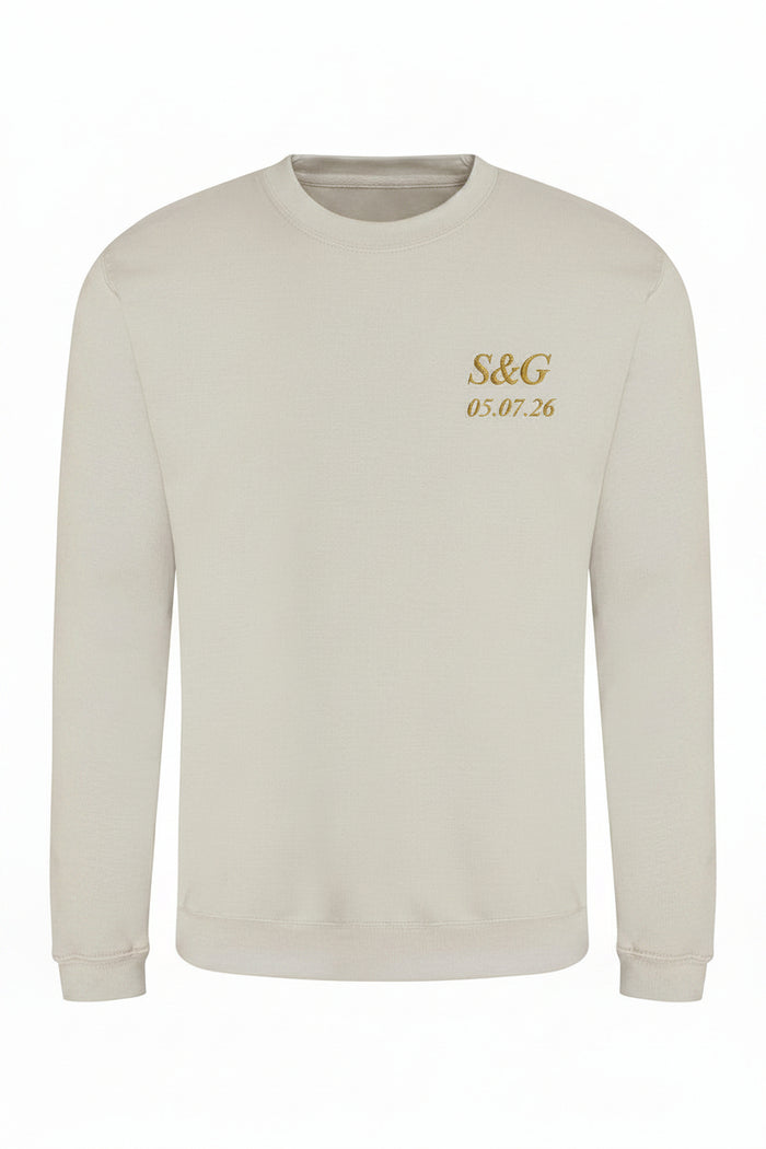 Bride Sweatshirt | Personalised Honeymoon & Wedding Party Crewneck - Second Image