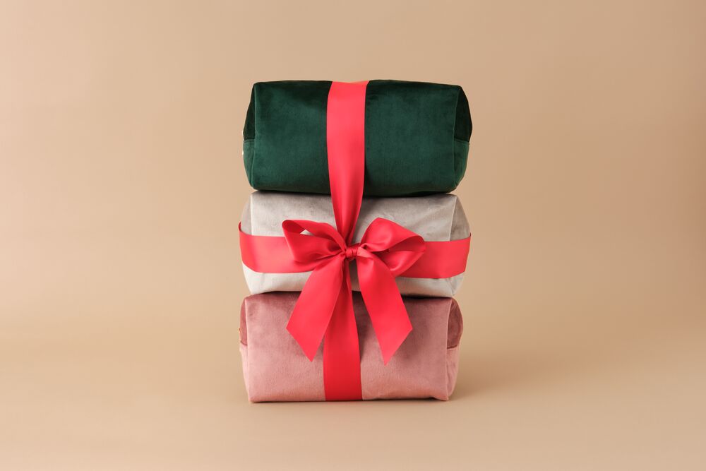 Personalised Velvet Toiletry Accessory